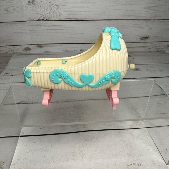 Tomy Cabbage Patch Kids Wind-Up Toy Lot of 5 Rocking Horse Swing Cradle Figures - Picture 4 of 16